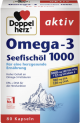 Doppelherz Omega 3 Seefischöl 1000 mg, 80 Kps. ( Art. Nr. 32100 )